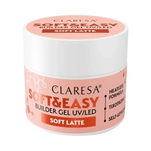 Claresa Soft & Easy żel budujący Soft Latte 45 g