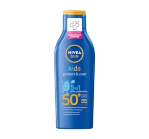 NIVEA SUN Kids Protect&Moisture przeciwsłoneczny balsam do opalania dla dzieci SPF50 200 ml