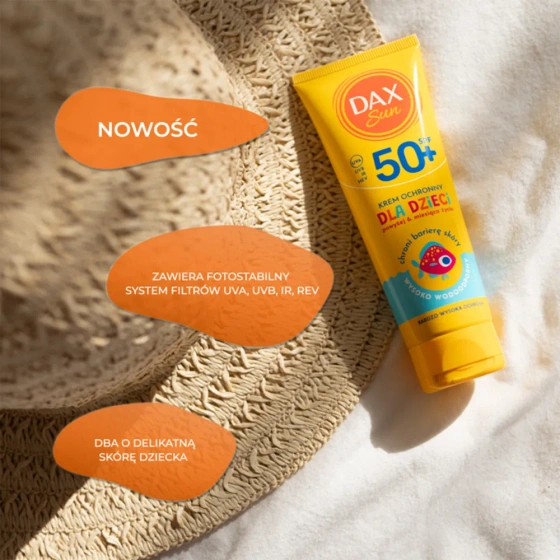 Dax Sun krem ochronny SPF 50+ dla dzieci powyżej 6. miesiąca życia 75 ml