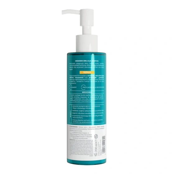 Oillan Repair kremowa emulsja do mycia twarzy dla skóry wrażliwej i bardzo suchej 200 ml