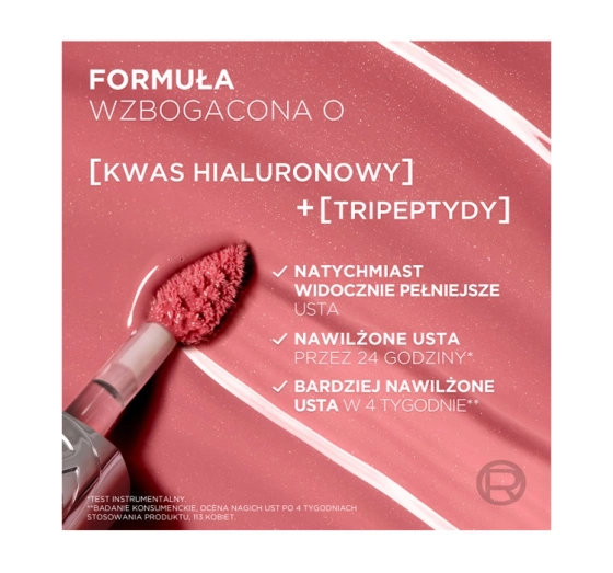 L'Oréal Paris Plump Ambition hialuronowy olejek do ust 101 Cristal Clear 5ml
