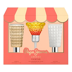 Pepe Jeans Cocktail Edition for Her woda toaletowa spray 30 ml + żel pod prysznic 50 ml + balsam do ciała 50 ml