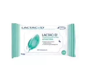 LACTACYD ANTIBACTERIAL CHUSTECZKI DO HIGIENY INTYMNEJ 15 SZTUK 