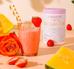 Allnutrition Alldeynn Collarose suplement diety Raspberry Wild Strawberry 300 g