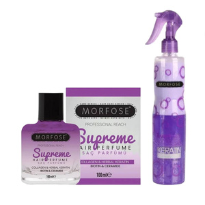Morfose Supreme zestaw do pielęgnacji włosów perfumy do włosów 100 ml + odżywka w sprayu 400 ml