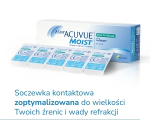 1-DAY ACUVUE® MOIST MULTIFOCAL soczewki kontaktowe 30 sztuk / 8.4 / -4.50 / M