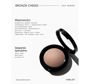 Inglot Bronzie Cheeks bronzer do twarzy 41 5,6g