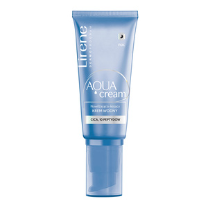 Lirene Young Skin Aqua Cream nawilżająco-kojący krem wodny na noc 40 ml