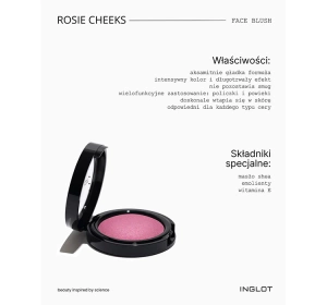Inglot Rosie Cheeks róż do policzków 16 3,8g