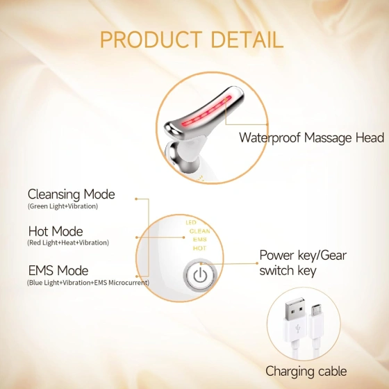 Intense Pulsed Light Wrinkles Reducing Instrument liftingujący masażer do twarzy i szyi ES-1081