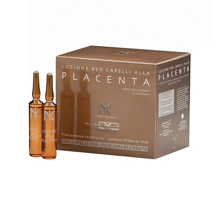 Ампулы для волос Placent Activ Nicky Chini Placenta, против выпадения, стимулируют рост, 10 x 10 мл