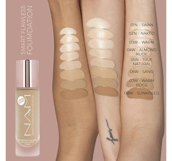 NAM Smart Flawless Foundation kryjący podkład do twarzy 04W Almond 30 ml