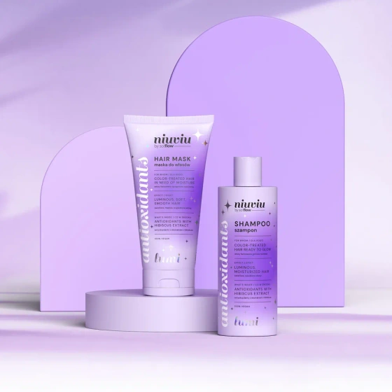 Niuviu by So!Flow Lumi szampon do włosów farbowanych 300 ml