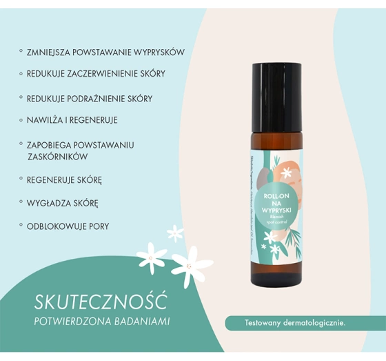 Lullalove roll-on na trądzik wypryski i ukąszenia owadów 10ml