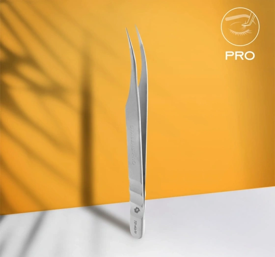 Staleks Pro Expert Lash Brow profesjonalna pęseta do rzęs TE-40/11