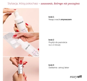 Semilac Easy Off lakier hybrydowy L19 Cherry Coke 7 ml