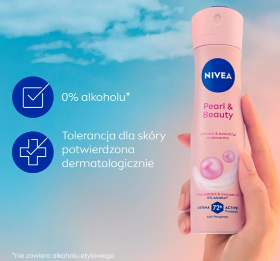 NIVEA Pearl&Beauty antyperspirant w sprayu dla kobiet 150 ml