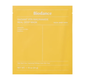 Biodance Radiant Vita Niacinamide Real Deep Mask hydrożelowa maseczka w płachcie 34 g