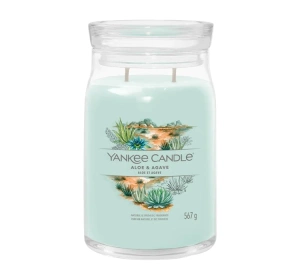 Yankee Candle Signature duża świeca zapachowa Aloe & Agave 567 g