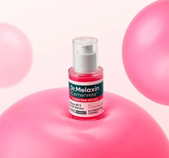 Dr.Melaxin Cemenrete Cyano Pink Spicule Serum regenerujące serum z mikroskopijnymi spikulami i witaminą B12 30 ml