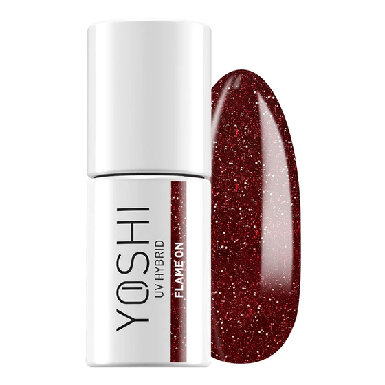 Yoshi Fireline Cat Eye lakier hybrydowy 261 Flame On 6 ml