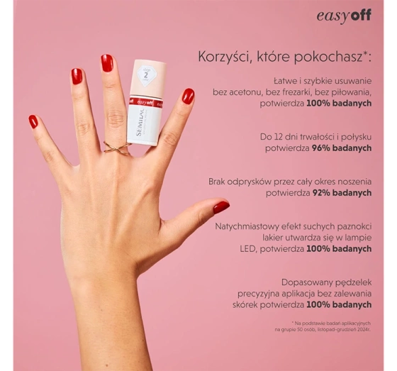 Semilac Easy Off lakier hybrydowy L10 Glazed Milk 7 ml