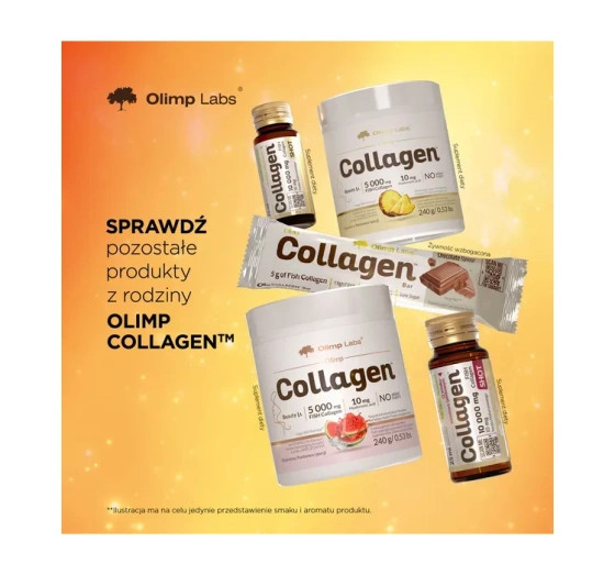 Olimp Collagen suplement diety rybi kolagen do picia w proszku smak arbuzowy 240 g