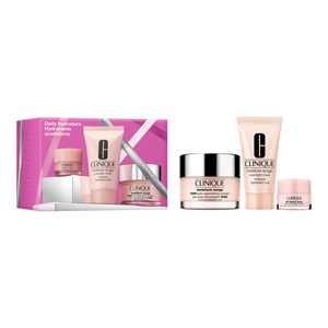 Clinique Daily Hydrators zestaw prezentowy krem-żel do twarzy Moisture Surge 100H 30 ml + maska na noc Moisture Surge 30 ml + krem pod oczy All About Eyes 5 ml