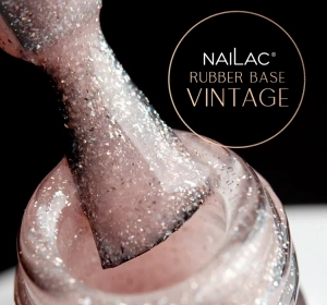 NaiLac Rubber Base baza kauczukowa Vintage 7 ml