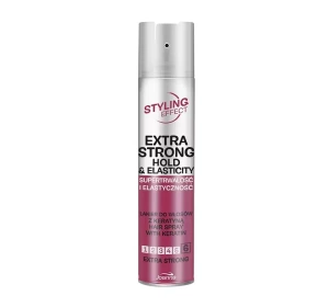 Joanna Styling Effect lakier do włosów supertrwałość i elastyczność Extra Strong 250ml