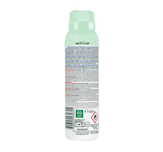 Garnier Mineral Action Control+ 96h antyperspirant w sprayu dla kobiet 150 ml