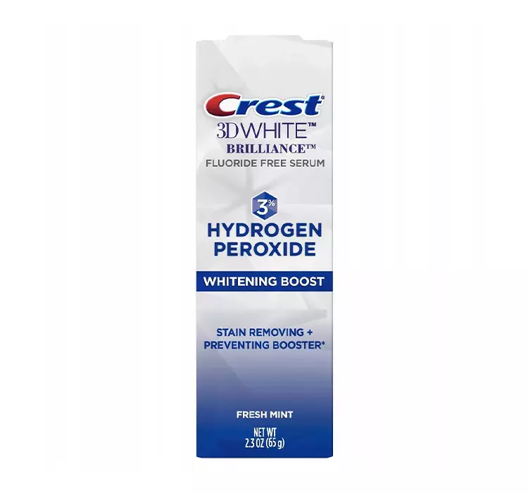 crest 3d white brilliance 3% hydrogen peroxide pasta do zębów 65g