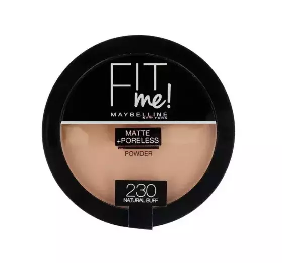 MAYBELLINE FIT ME PUDER MATUJĄCY NATURAL BUFF 230