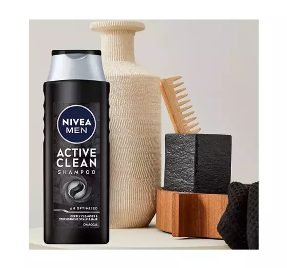 NIVEA MEN ACTIVE CLEAN SZAMPON DLA MĘŻCZYN 400ML