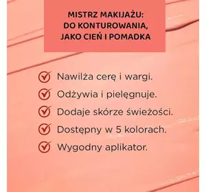 EVELINE WONDER MATCH CHEEK & LIP RÓŻ I POMADKA W PŁYNIE 03 4,5ML